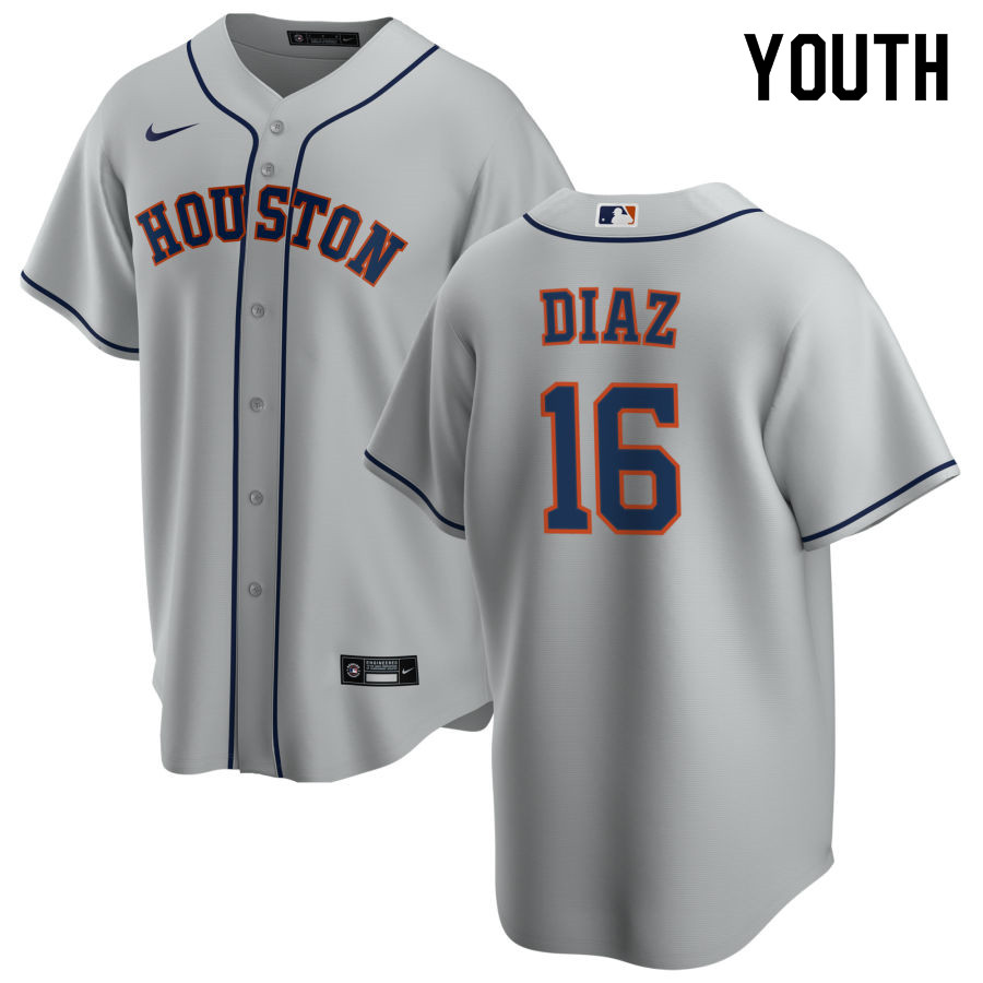 Nike Youth #16 Aledmys Diaz Houston Astros Baseball Jerseys Sale-Gray